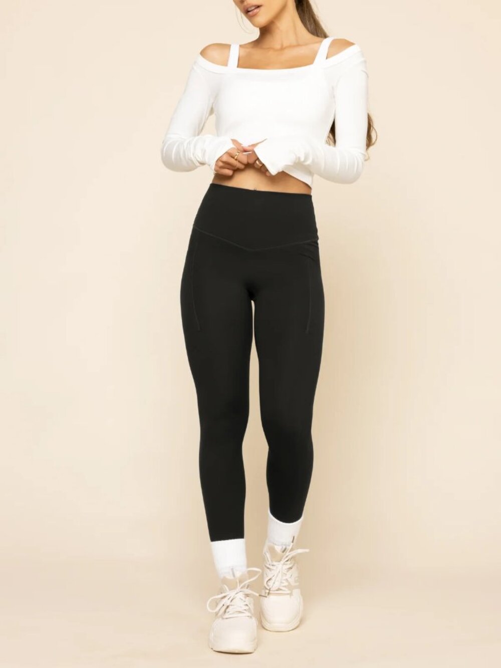 Popflex Active Leggings with Pockets 29" EUC